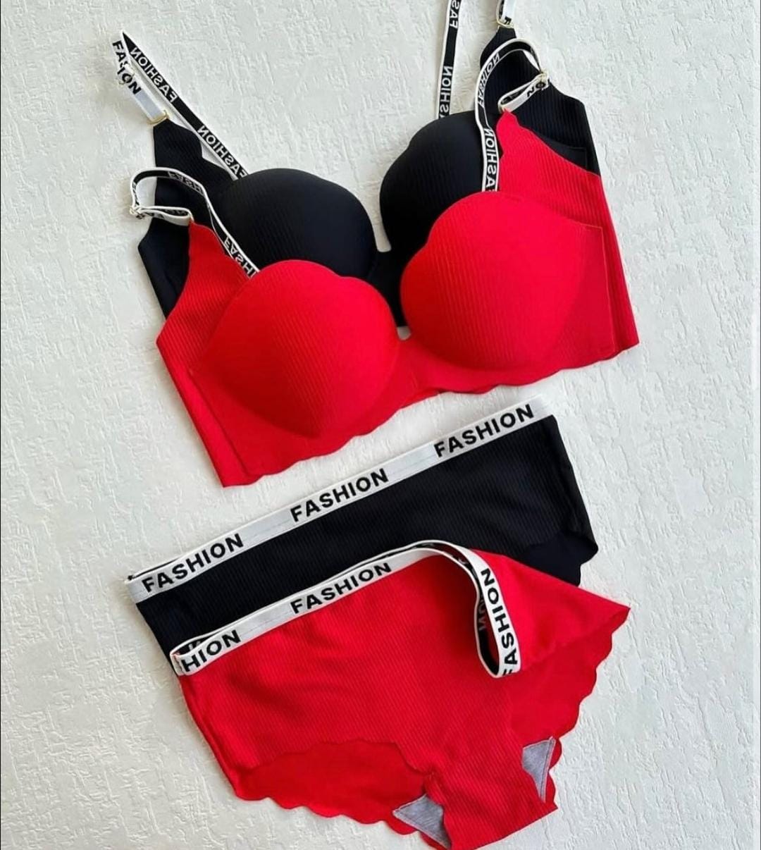 Victoria’s Secret Inspired Flower V-Cut Bra & Panty Set – Premium Imported Quality