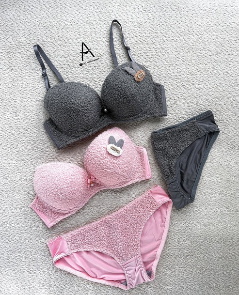 Premium Imported Plush Design Bra & Panty Set – Sexy & Comfortable