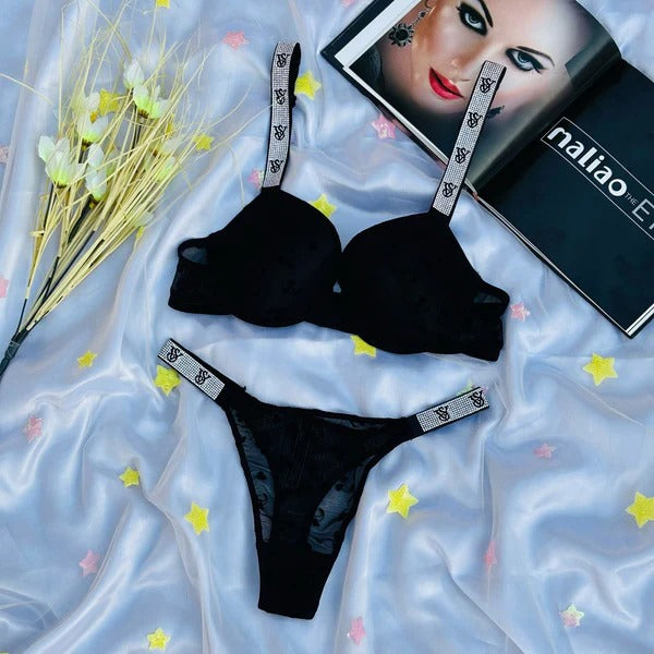 Victoria Secret-Inspired Wired Bra & Panty Set