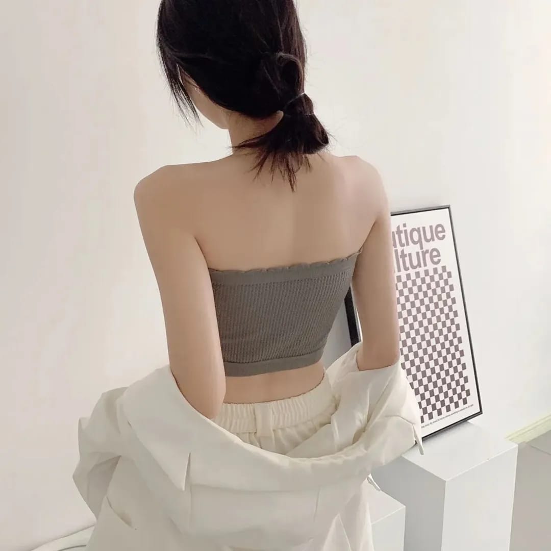 Women’s Padded Strapless Tube Bra – Comfortable & Supportive