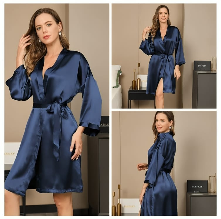 Women’s Short Gown – Elegant & Comfortable Nightwear