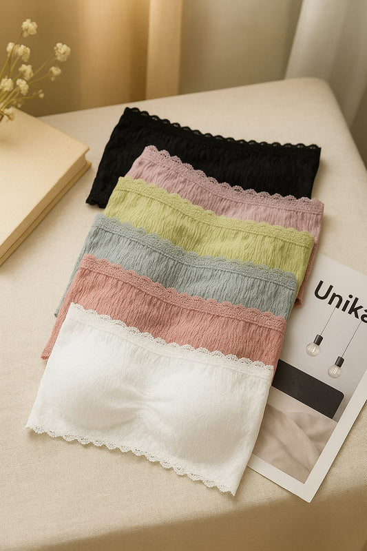 Women’s Padded Strapless Tube Bra – Comfortable & Supportive