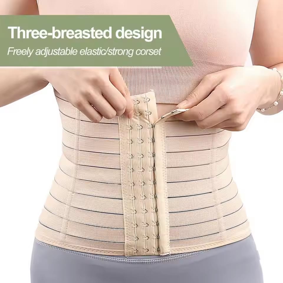 Premium Belly Shaper – Adjustable Straps & Heavy Rod Support