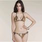 Cheetah Print Silk Padded Bikini – Premium Swimwear Set