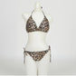 Cheetah Print Silk Padded Bikini – Premium Swimwear Set