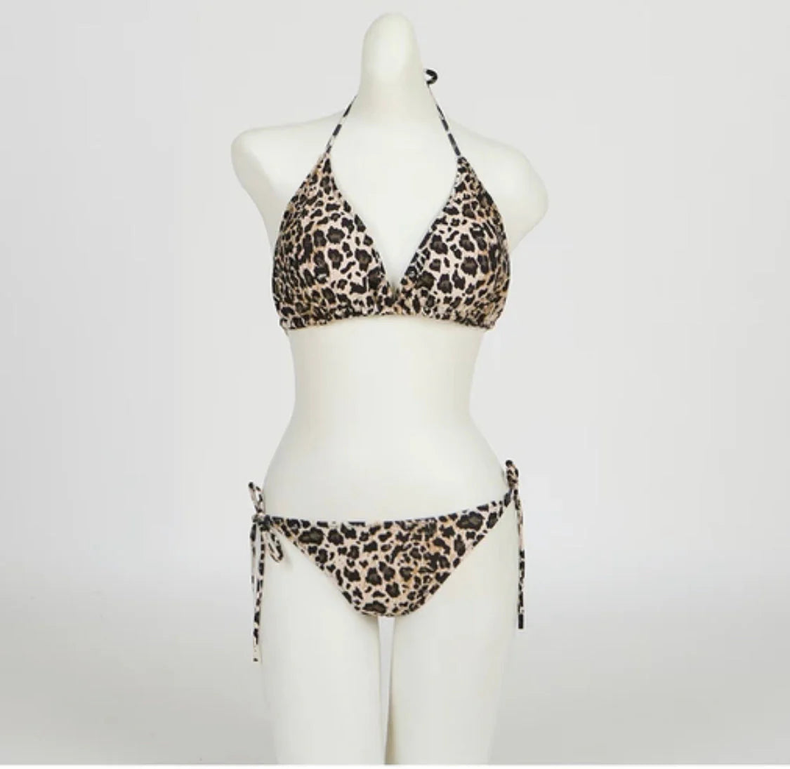 Cheetah Print Silk Padded Bikini – Premium Swimwear Set