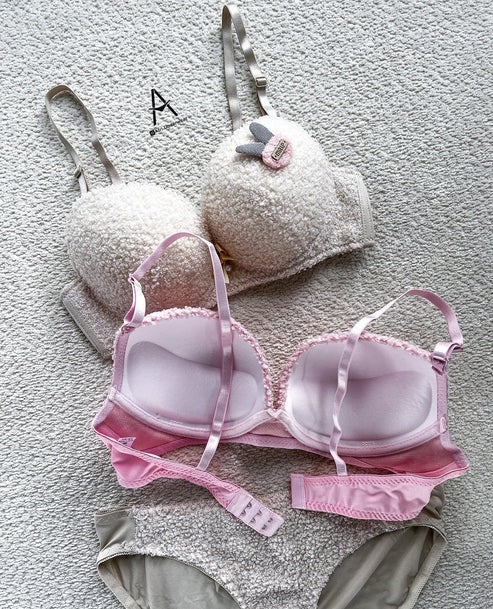 Premium Imported Plush Design Bra & Panty Set – Sexy & Comfortable