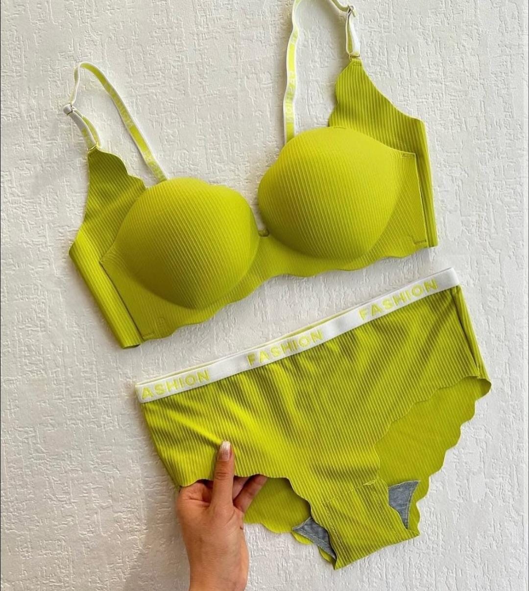 Victoria’s Secret Inspired Flower V-Cut Bra & Panty Set – Premium Imported Quality