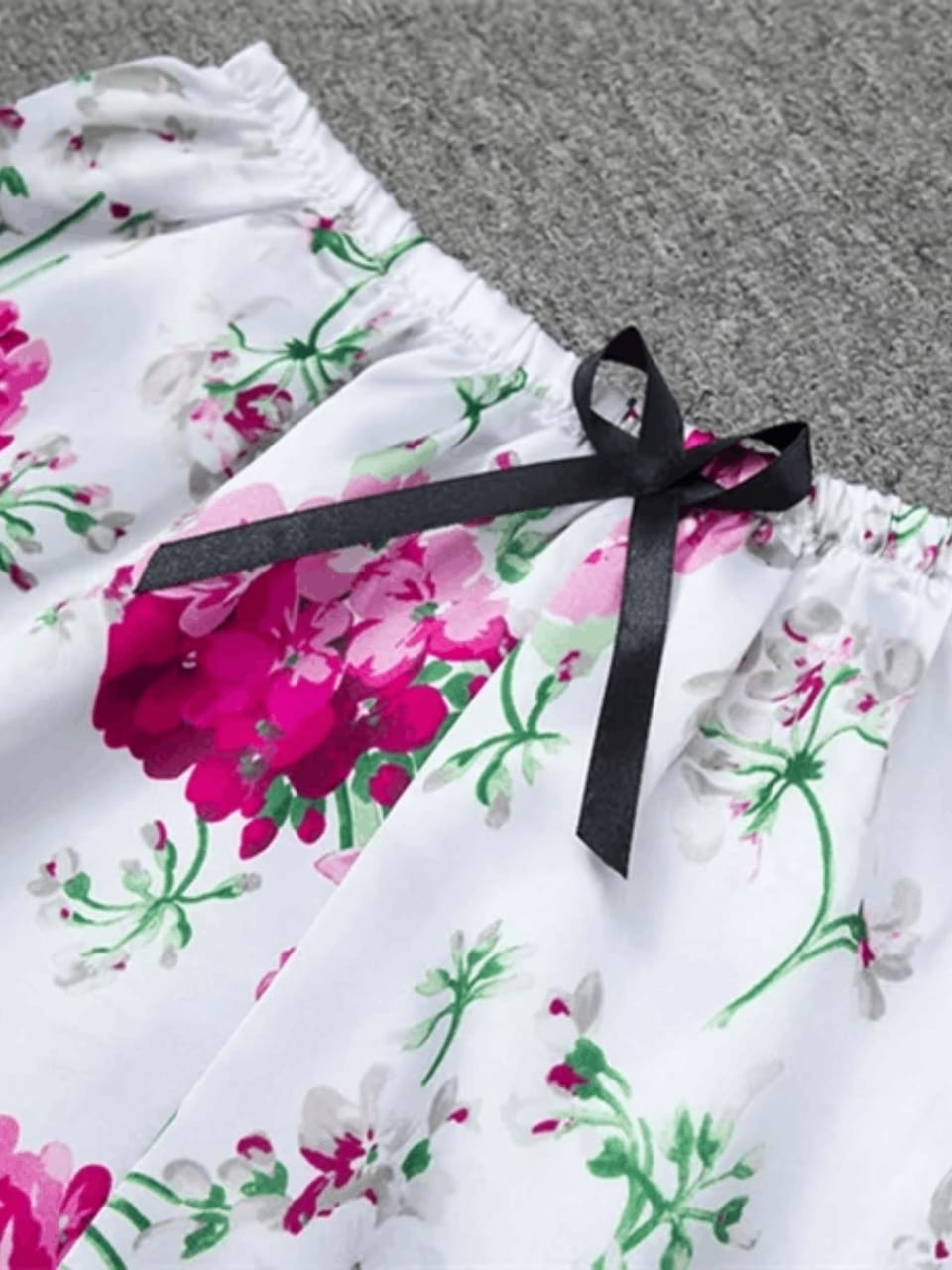 Floral Lace Cami Set – Elegant & Comfortable Sleepwear