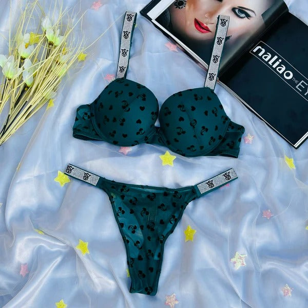 Victoria Secret-Inspired Wired Bra & Panty Set