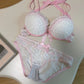 Victoria’s Secret Inspired Front-Open Push-Up Bra & Panty Set