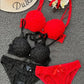 Victoria’s Secret Inspired Front-Open Push-Up Bra & Panty Set