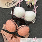 Victoria’s Secret Inspired Front-Open Push-Up Bra & Panty Set