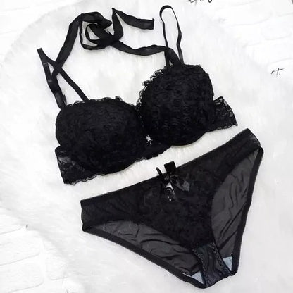 Victoria’s Secret Inspired Front-Open Push-Up Bra & Panty Set