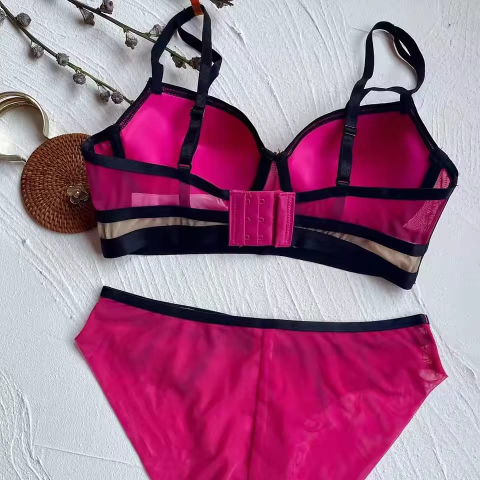 Women’s Neon Bridal Padded Bra & Panty Set – Sleek, Stylish & High Quality