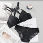 Women’s Butterfly Bra & Panty Set – Front Open Magnetic Clip