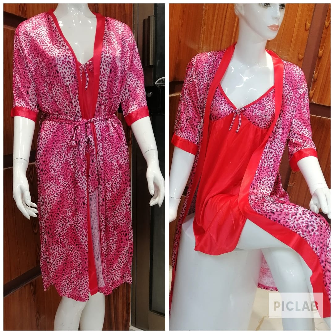 Cheetah Printed Nighty – Stylish & Comfortable Sleepwear