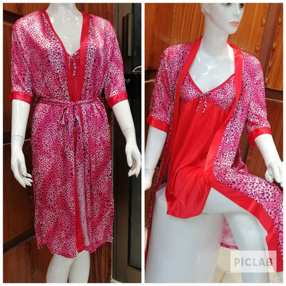 Cheetah Printed Nighty – Stylish & Comfortable Sleepwear