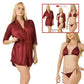 Women’s Gown with Bra & Panty Set – Elegant 3-Piece Nightwear