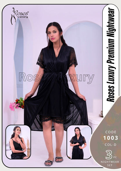 Roses Luxury Premium Nightwear