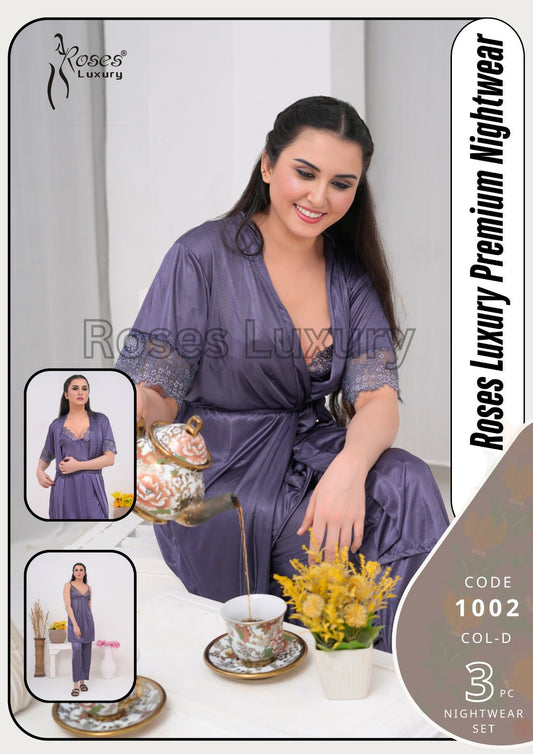 Roses Luxury Premium Nightwear