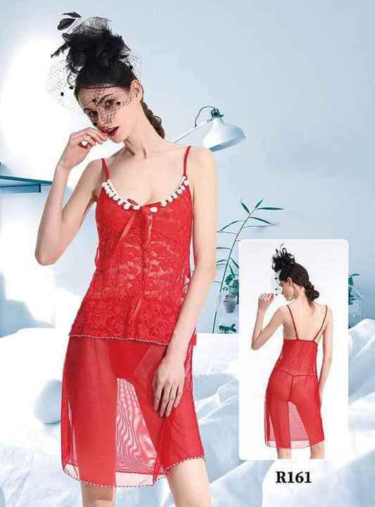 Short Romantic Nighty for Women – Elegant & Comfortable Sleepwear