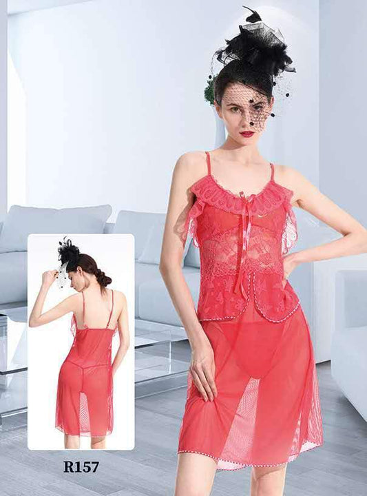 Short Romantic Nighty for Women – Elegant & Comfortable Sleepwear
