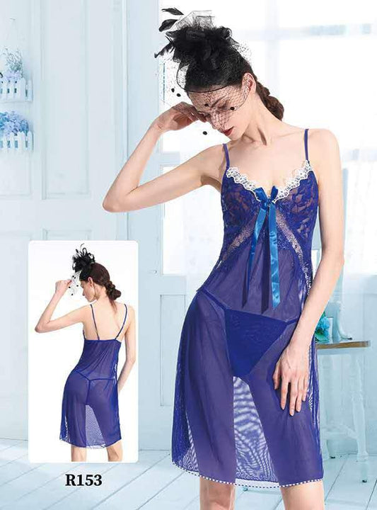 Short Romantic Nighty for Women – Elegant & Comfortable Sleepwear