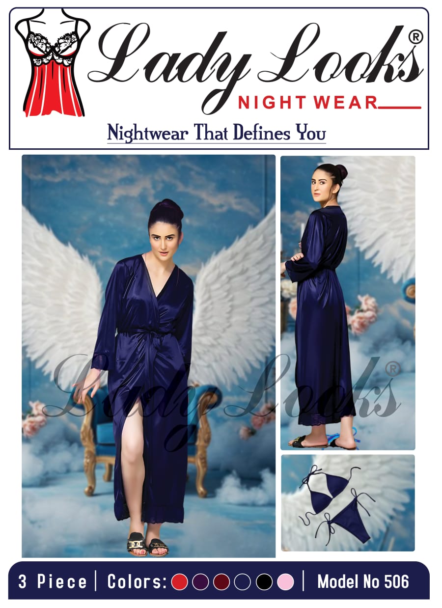 Fancy Long Gown with Bikini | Elegant Nightwear & Beachwear