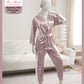 Two Hearts Nightwear 2 Pcs Satin Set