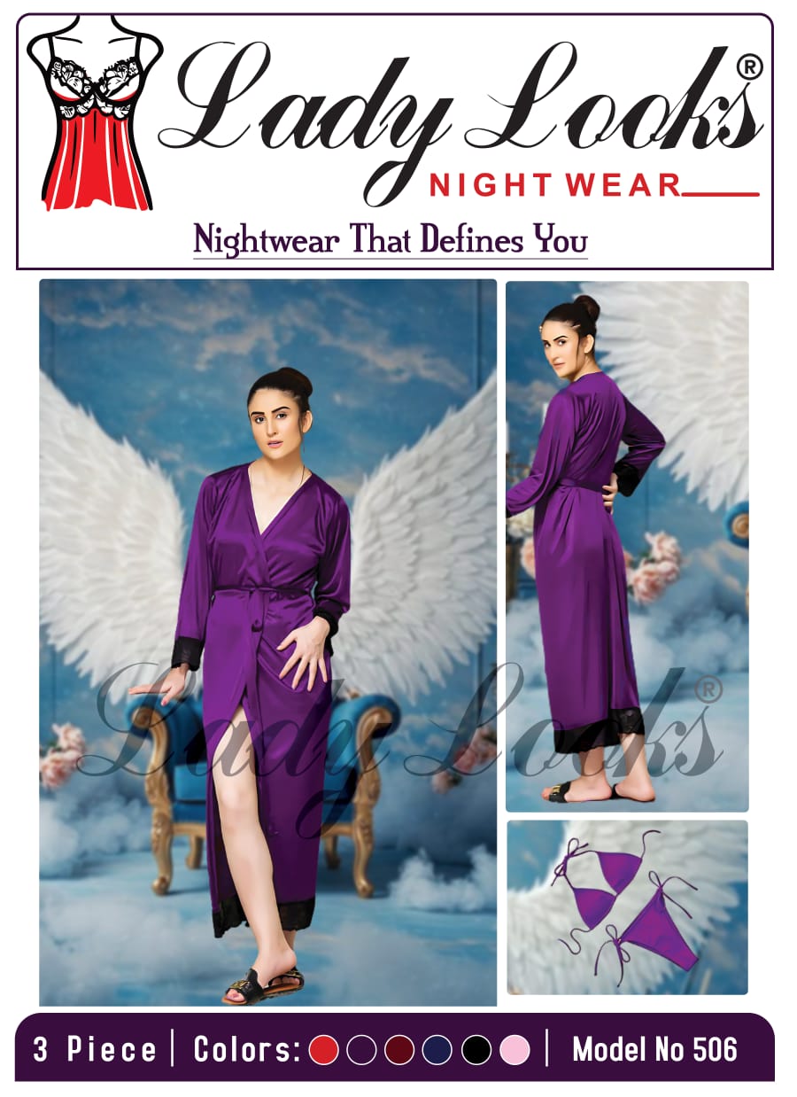 Fancy Long Gown with Bikini | Elegant Nightwear & Beachwear