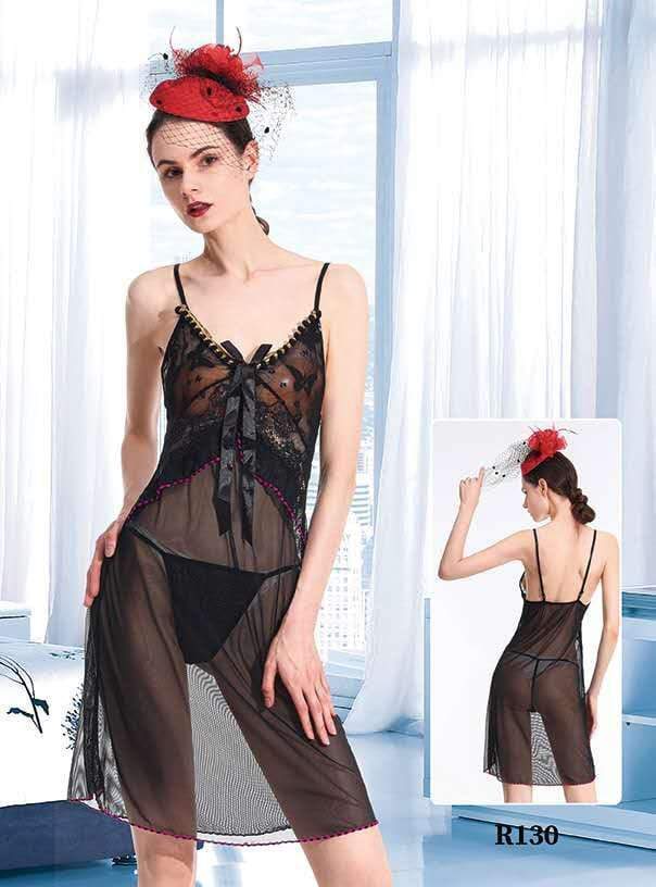 Short Romantic Nighty for Women – Elegant & Comfortable Sleepwear