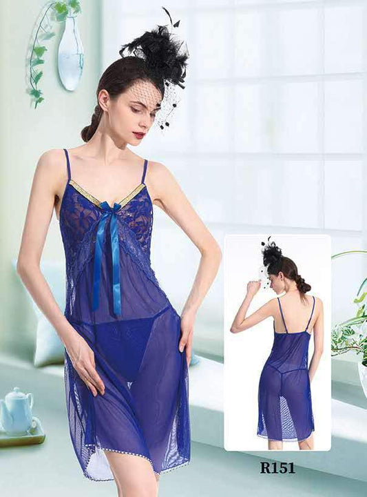 Short Romantic Nighty for Women – Elegant & Comfortable Sleepwear