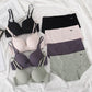 Women’s High-Quality Padded T-Shirt Bra & Panty Set – Soft & Comfortable