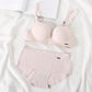 Women’s High-Quality Padded T-Shirt Bra & Panty Set – Soft & Comfortable