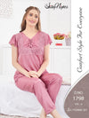 Silky Nights Imported Silk Nightwear Set – 2 Piece Trouser & Shirt