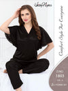 Silky Nights Imported Silk Nightwear Set – 2 Piece Trouser & Shirt