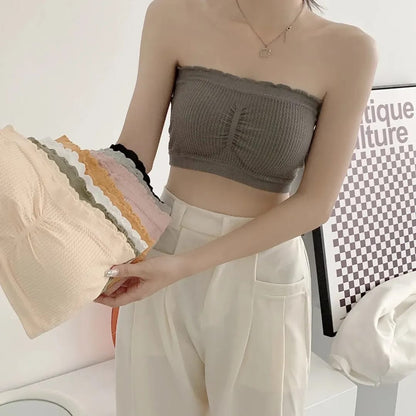 Women’s Padded Strapless Tube Bra – Comfortable & Supportive