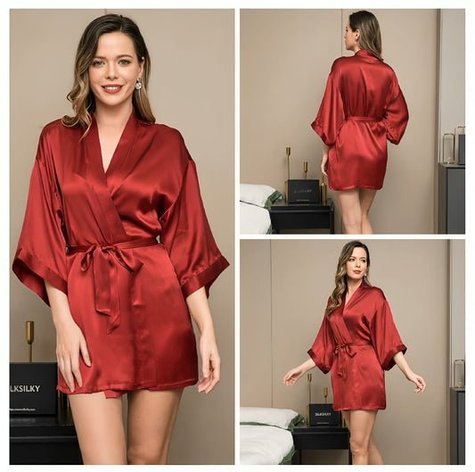 Women’s Short Gown – Elegant & Comfortable Nightwear