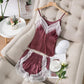 Girls Silk Sleepwear – Top & Shorts Set