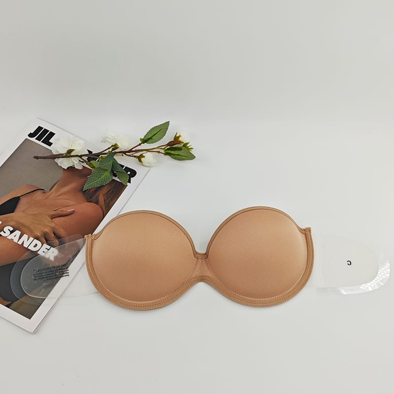 Premium Stick-On Bra – Padded Spandex | Sizes B, C, D