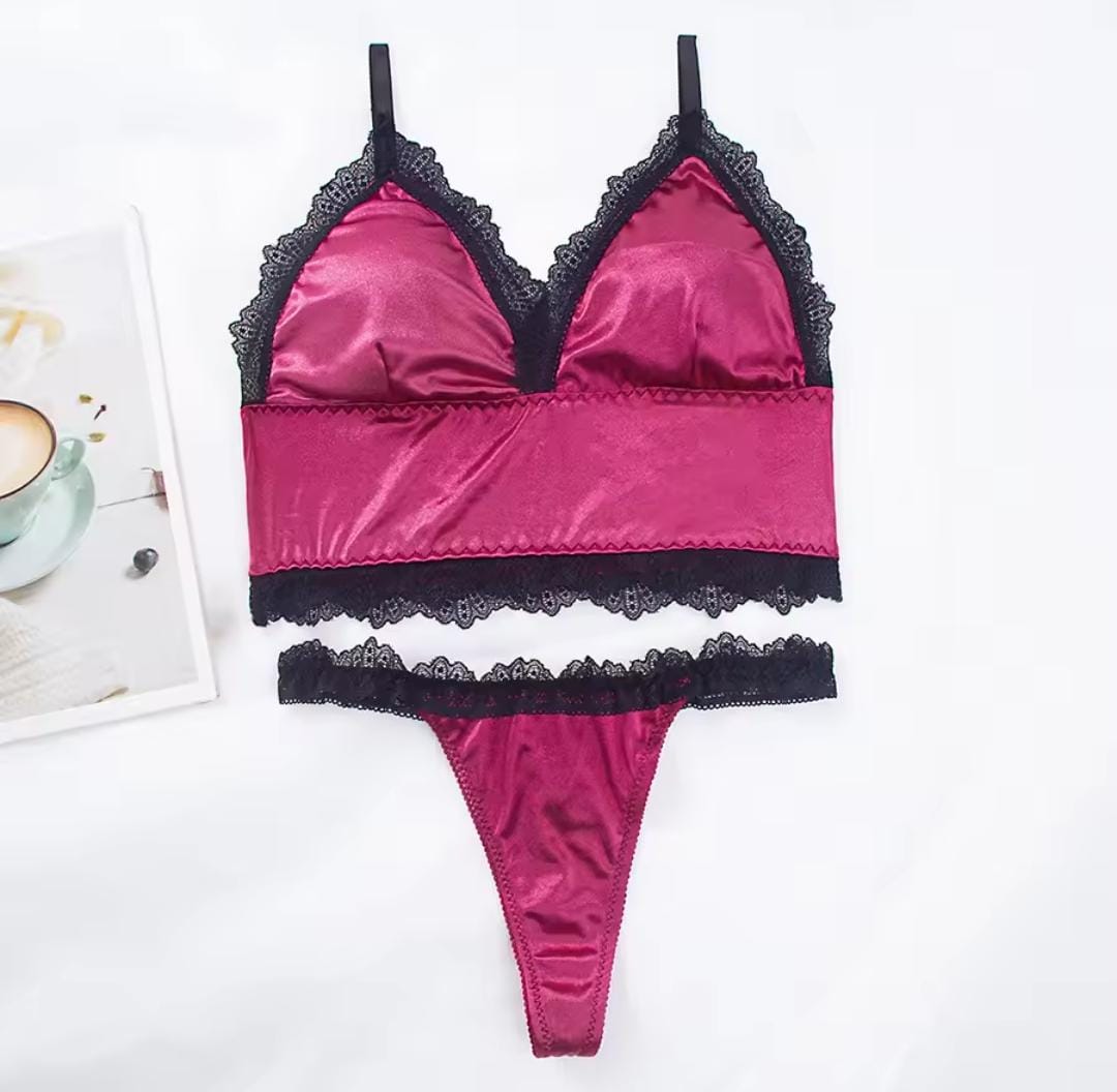 French Sexy Lace Lingerie Set – Elegant, Bold & Seductive