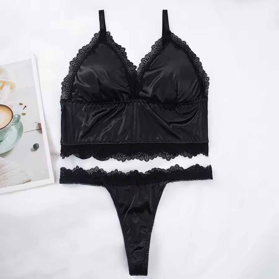 French Sexy Lace Lingerie Set – Elegant, Bold & Seductive