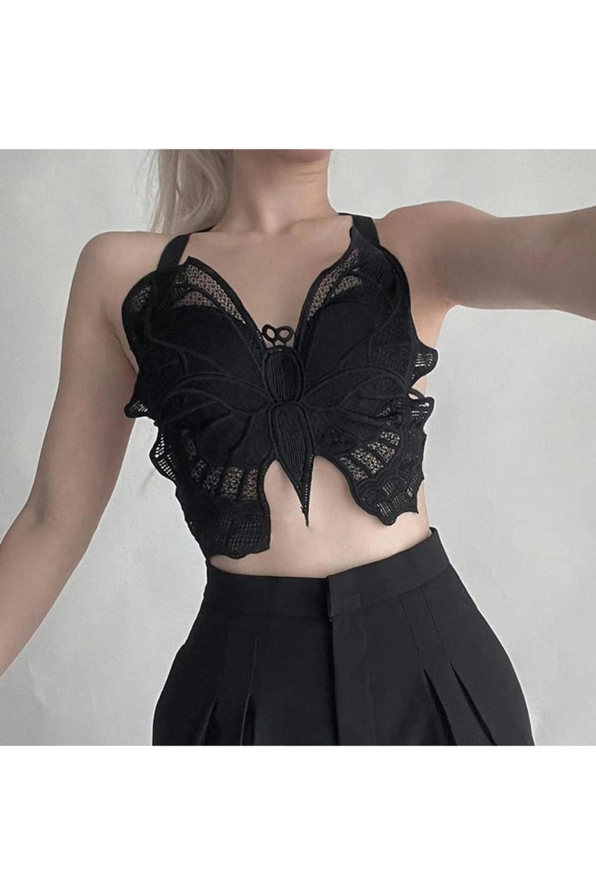 Fancy Butterfly Padded Bra – Free Size | Art: 1126