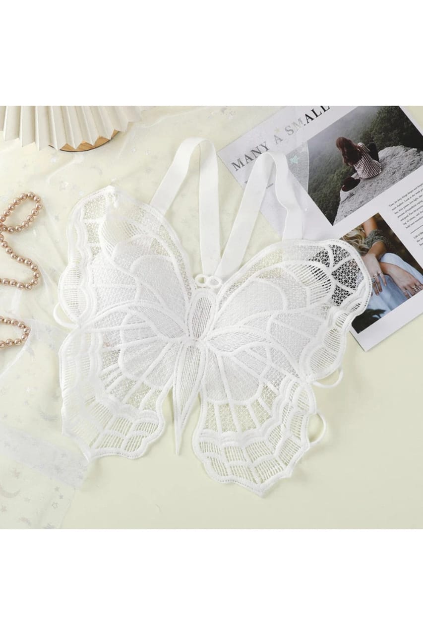 Fancy Butterfly Padded Bra – Free Size | Art: 1126