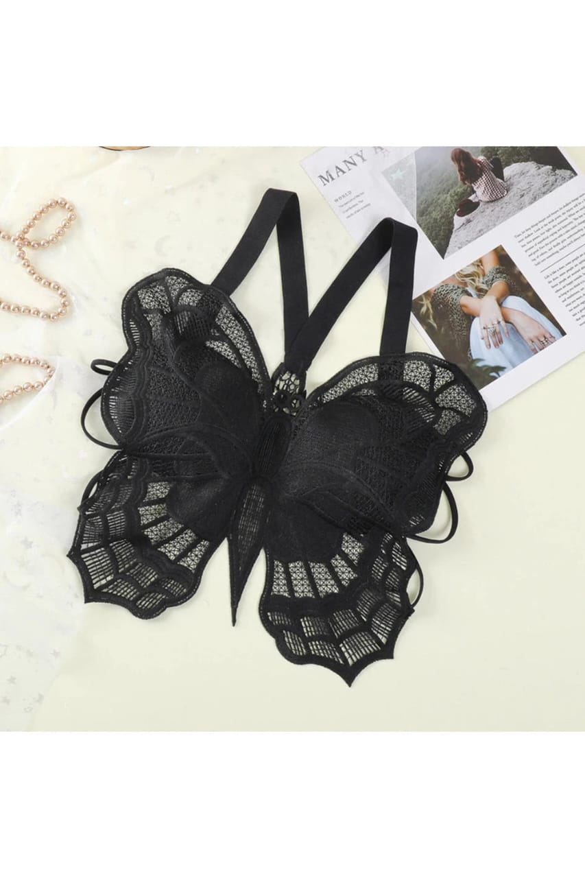 Fancy Butterfly Padded Bra – Free Size | Art: 1126